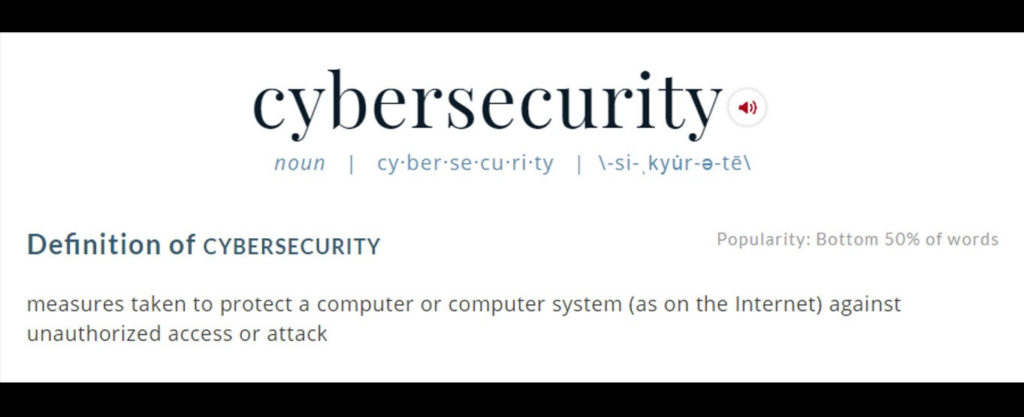 cyber security definition